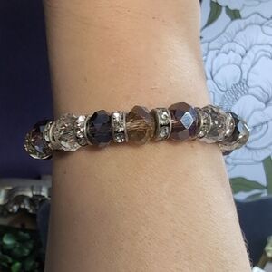 Chic Crystal Beaded Bracelet